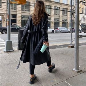 4th & Reckless faux leather trench NEW W TAGS